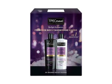 Подарочный набор ТРЕСЕММЕ восстанавливающий Шампунь, 230 мл + кондиционер для волос, 230 мл Мила