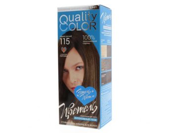 Стойкая гель-краска для волос ESTEL Quality Color Цветель, тон 115 тёмно-русый