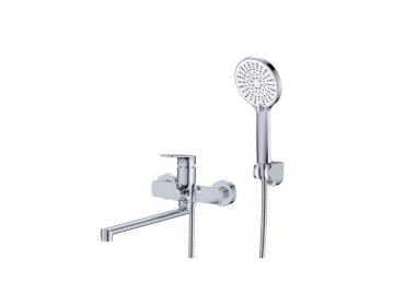 Смеситель для ванны GROSS AQUA Prado длинный излив 7578828C-35F