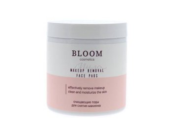 Очищающие пэды для снятия макияжа BLOOM COSMETICS, 60 шт.