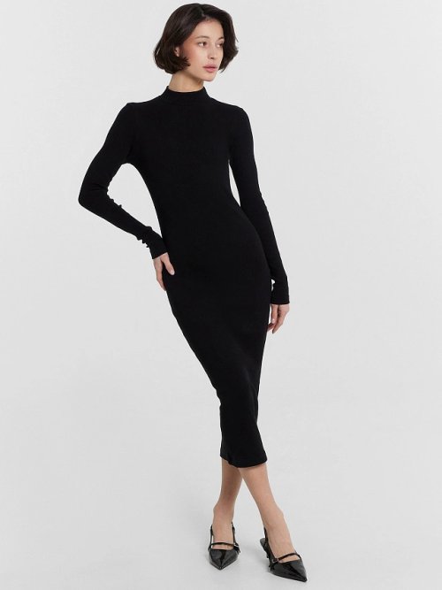 Платье женское черное длинное, фото 2 из 5