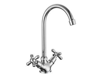 Смеситель для кухни GROSS AQUA Retro высокий излив 6015083С-B01