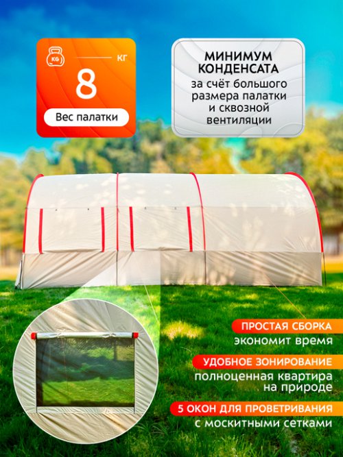 Палатка туристическая SleepOver, фото 4 из 15