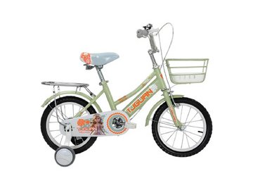 Велосипед детский YAYALE 276-017, 12" (зеленый)