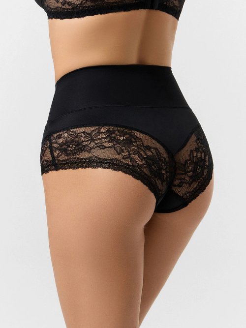 Трусы макси женские черные корректирующие, фото 4 из 40