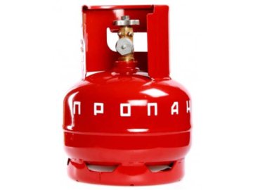 Баллон газовый  NOVOGAS 5л  (пропан, вентиль ВБ-2) НЗ 74.00.00-05