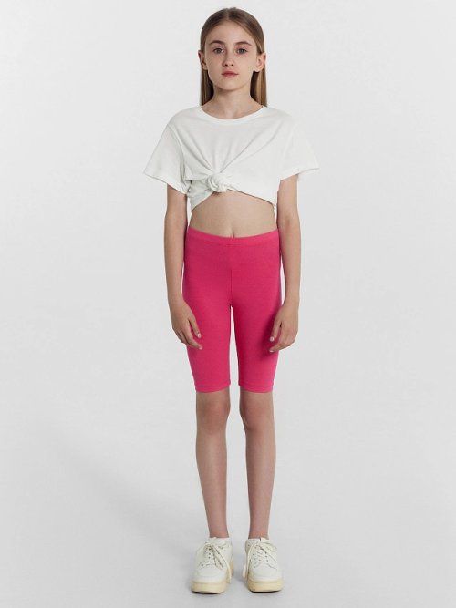 Шорты (велосипедки) для девочек в розовом цвете, фото 3 из 6