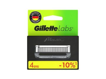 Кассеты сменные GILLETTE Labs, 4 шт.