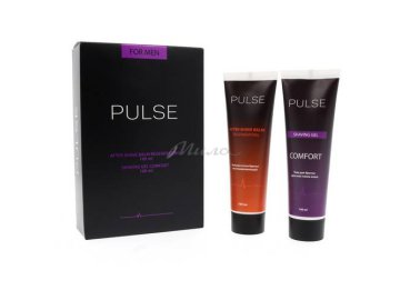 Набор подарочный PULSE Гель для бритья для всех типов кожи Comfort, 100 мл + Бальзам после бритья, 100 мл
