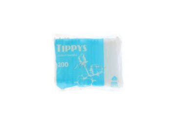 Палочки ватные Tippys 200шт в полиэтилене
