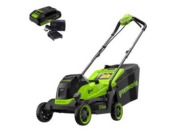 Газонокосилка Greenworks GD24LM331K2 2520607UA