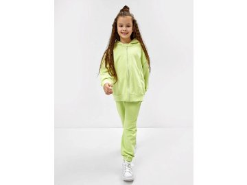 Брюки-джоггеры для девочек в бледно-лаймовом цвете Марк Формель