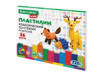 Пластилин BRAUBERG Kids 106438 (36 цветов)