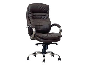 Кресло офисное Situp MIX 750 (MIDO) Chrome (экокожа Dark brown)