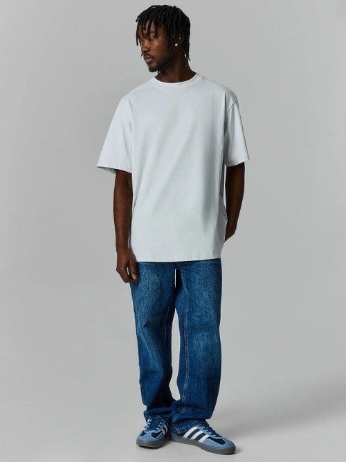 Футболка мужская серая однотонная базовая из хлопка, фото 2 из 7