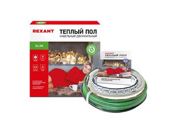 Теплый пол Rexant Slim RNB-145-2600 2600Вт, 145м, 14,5-16,5м² 51-0509-3