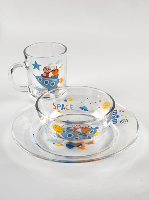 Набор детской посуды Fun Food Космос, фото 13 из 13