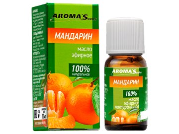 Масло эфирное натуральное, 10 мл МАНДАРИН