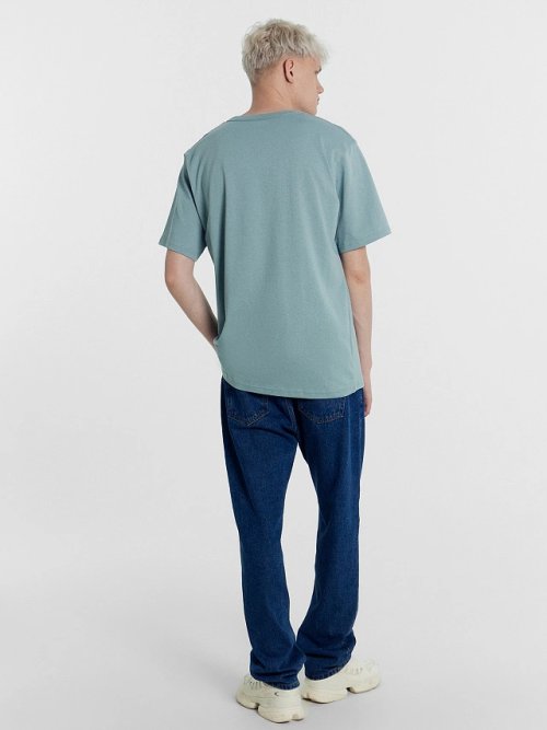 Футболка мужская в синем оттенке, фото 4 из 6