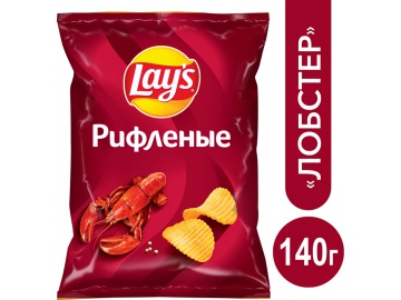 Чипсы риф.карт."LAY S" (лобстер) 140г
