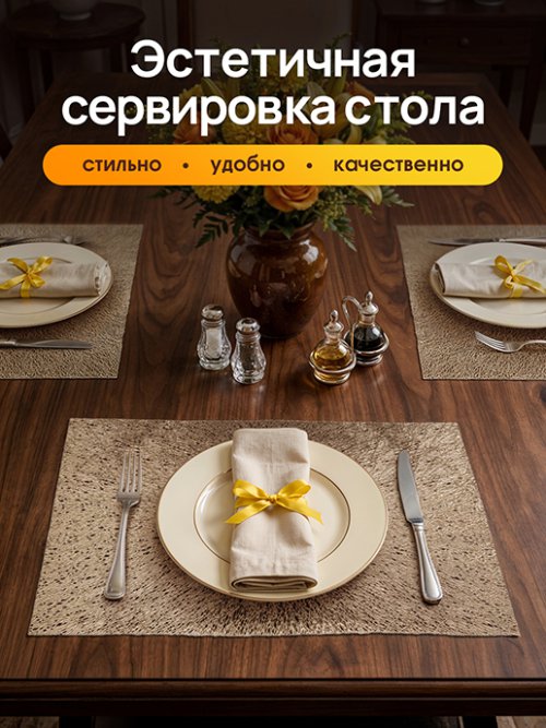 Набор салфеток декоративных PM-1100-W, фото 5 из 34