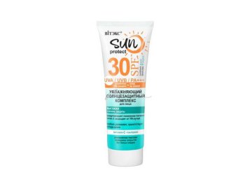 Мила каталог Могилев - Солнцезащитный комплекс для лица ВИТЭКС Sun Protect SPF 30 увлажняющий, 50 мл