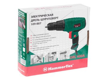 Шуруповерт сетевой Hammer Flex DRL400A