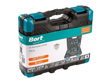 Универсальный набор инструментов Bort BTK-82 (82 предмета)