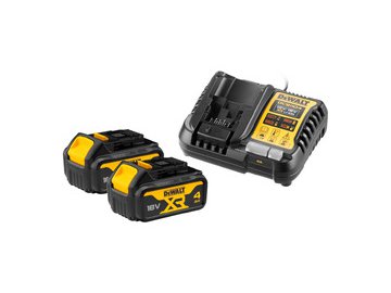 Аккумулятор с зарядным устройством DeWalt DCB1104M2 (18В/2x4 Ач)