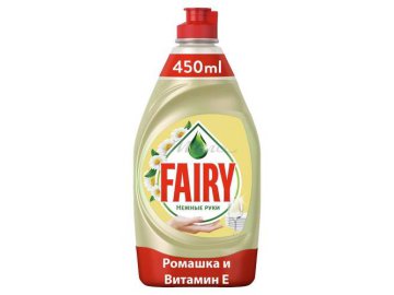 Средство для мытья посуды FAIRY Нежные руки Ромашка и витамин Е, 450 мл