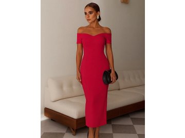 Платье женское в красно-алом цвете Марк Формель