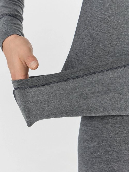 Комплект "термо" (лонгслив и брюки) в графитовом цвете, фото 16 из 32