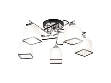 Люстра Aitin-Pro НПБ 02-5x60-102 1389/5 (черный/хром)