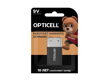 Батарейки opticell basic 9v в Орше Электросила