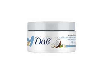 Крем для тела ДАВ с кокосовым молочком и маслом ши, 300 мл