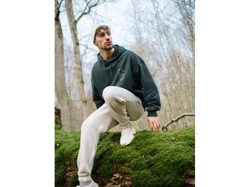 Худи мужское зеленое с принтом "Беловежская пуща" Марк Формель