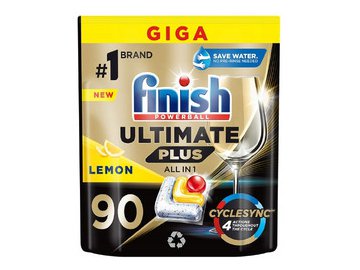 Капсулы для посудомоечной машины Finish Powerball Ultimate Plus All in 1 Лимон (90 шт)