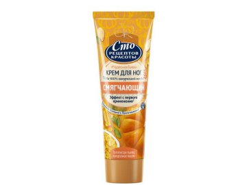 Крем для ног СТО РЕЦЕПТОВ КРАСОТЫ Смягчающий Золотистая тыква и кукурузное масло, 80 мл Мила