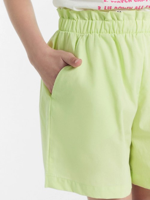 Шорты для девочек в зеленом цвете, фото 5 из 5