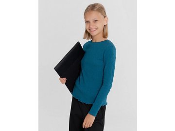 Джемпер для девочек изумрудного цвета Марк Формель