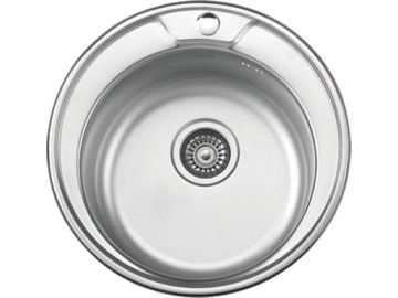Мойка из нержавеющей стали Ledeme L64949-6 без сифона круг