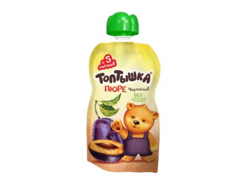 Санта акции и скидки Кореличи - Пюре Топтышка чернослив 90 г