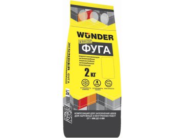 Фуга для швов WUNDER белая, 2 кг на акции в магазинах Ома