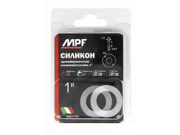Прокладка 1" MPF белая (силикон, 2 шт.), MP