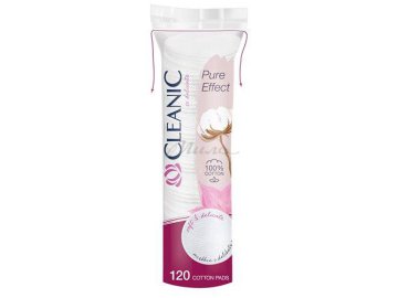 Акции Милы Клецк Скидки 50% - Ватные диски CLEANIC Pure effect, 120 шт.