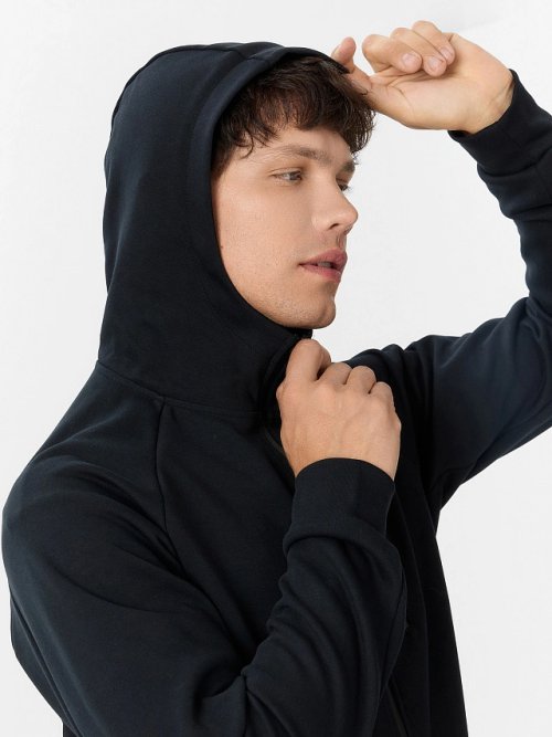 Толстовка мужская в черном цвете, фото 7 из 9