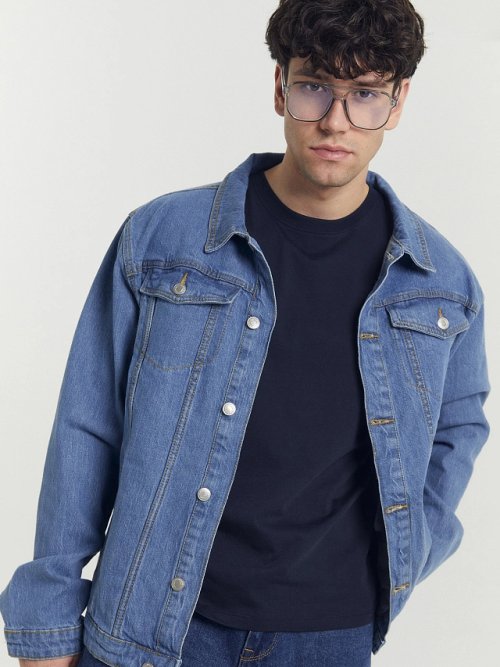 Футболка мужская в синем цвете, фото 7 из 10