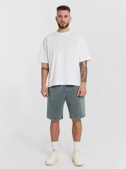 Шорты мужские серые с обработкой эйсид, фото 1 из 5