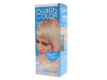 Мила акции Миоры - Стойкая гель-краска для волос ESTEL Quality Color Цветель, тон 127 жемчужный блондин