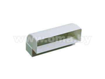 Колено плоское вертикальное Эковент-612 КВП, 60x120 мм в Минске Ома